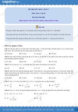 Đề thi giữa kì 2 Toán 10 Cánh diều - Đề số 3